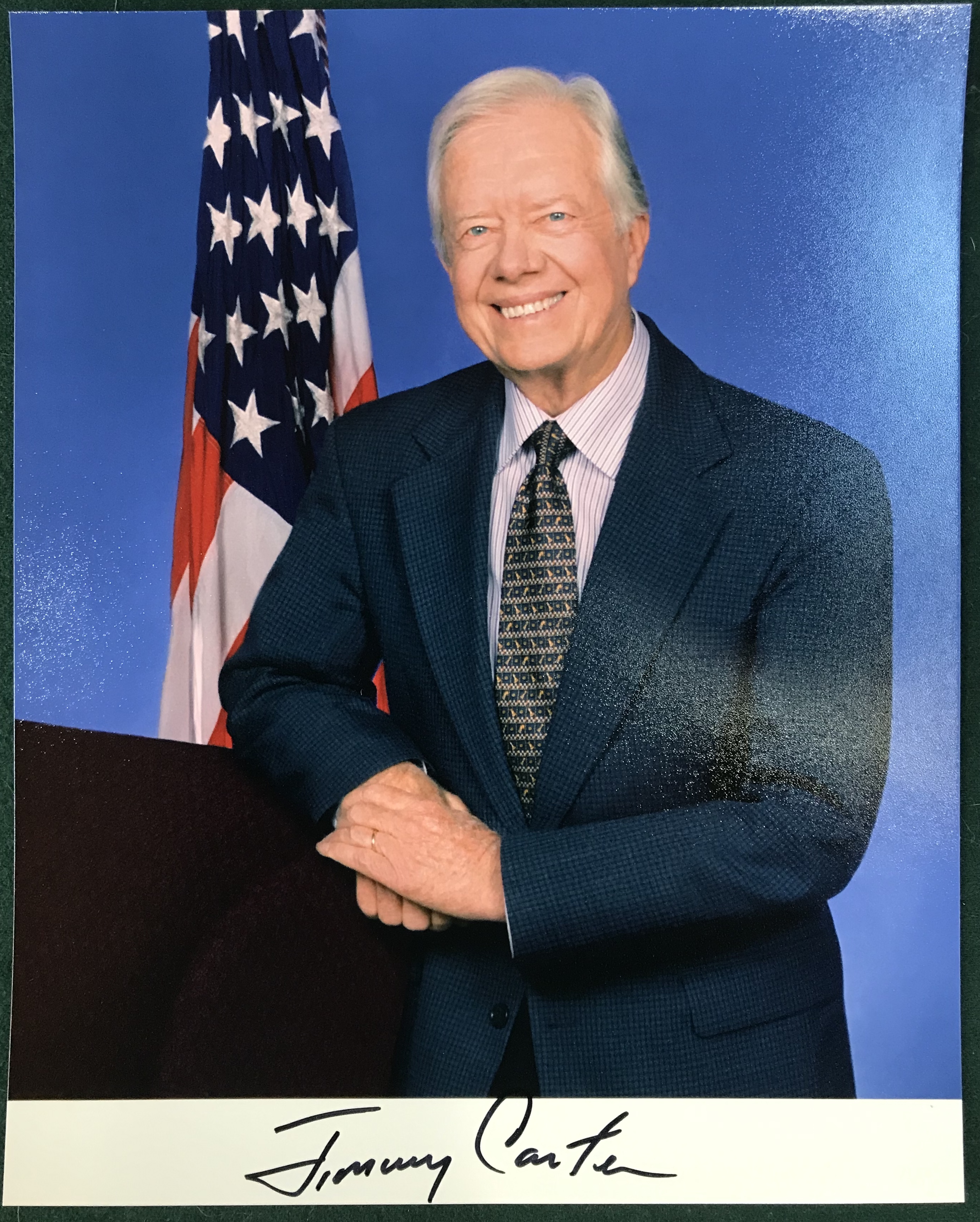 President Carter Autographed Photo