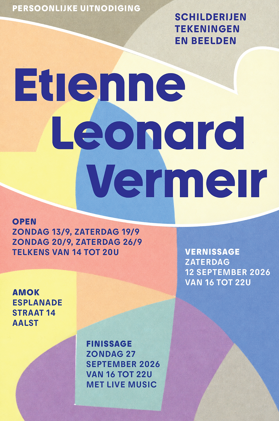 Etienne Leonard Vermeir — schilderijen, tekeningen en beelden