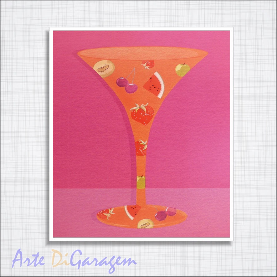 Miniatura: Quadro decorativo cozinha taças