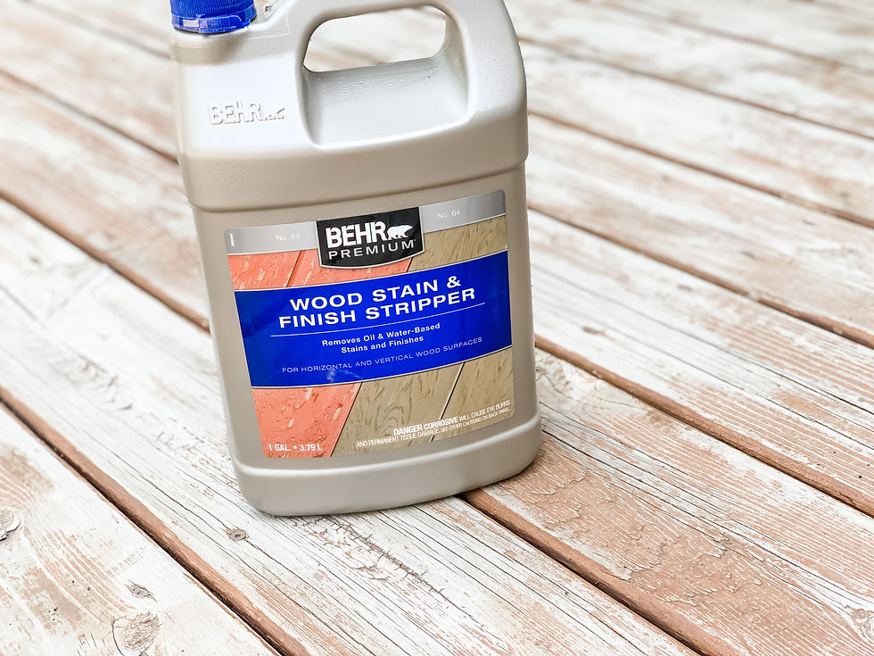 Behr wood stain and finish stripper