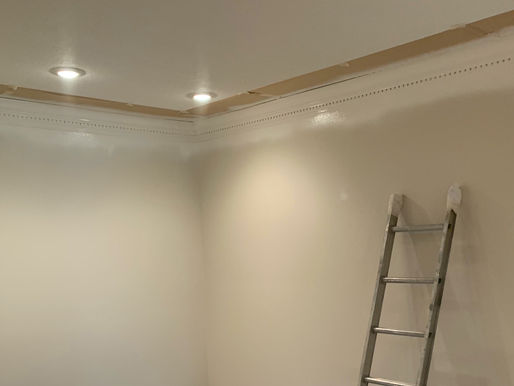 Painting the trim!