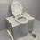 Thumbnail: PA345A Toilet Pedestal Tank With Foot Flush