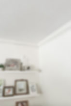 Ceiling after water spots removed 