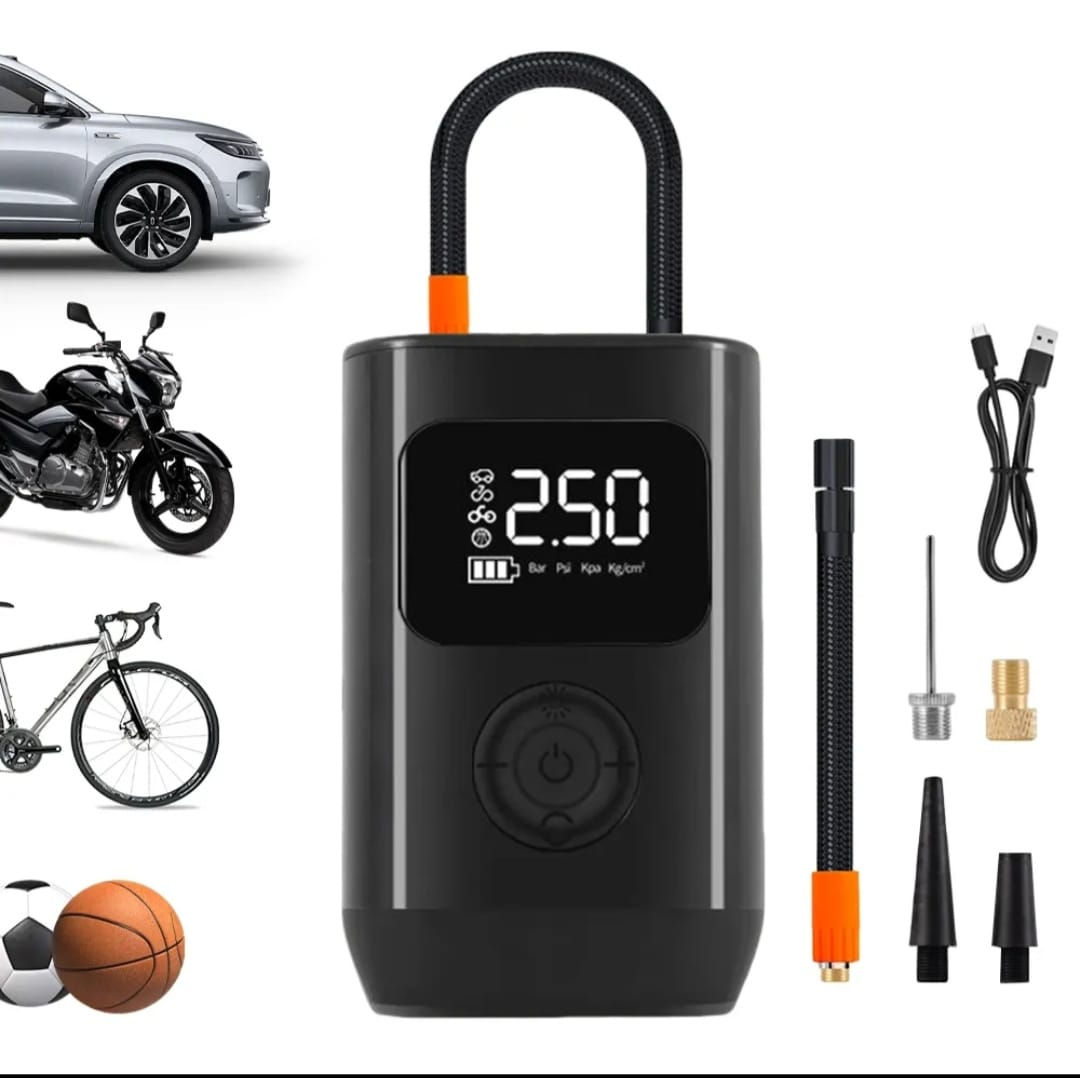 Portable tyre pump