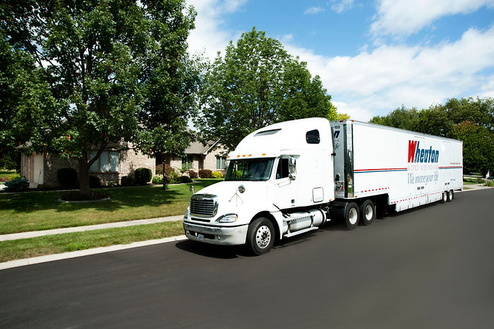 Wheaton Worldwide Moving truck preparing to load a long distance move from Seattle