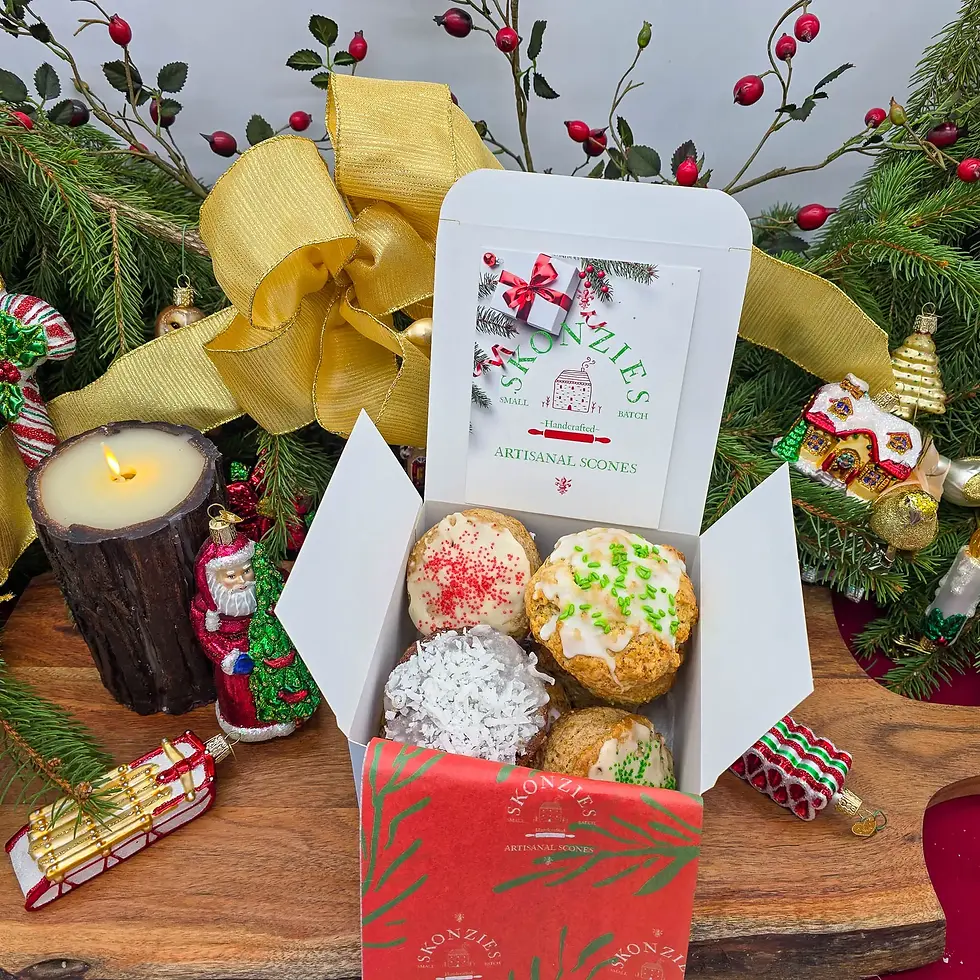 Holiday Scone Sampler Christmas