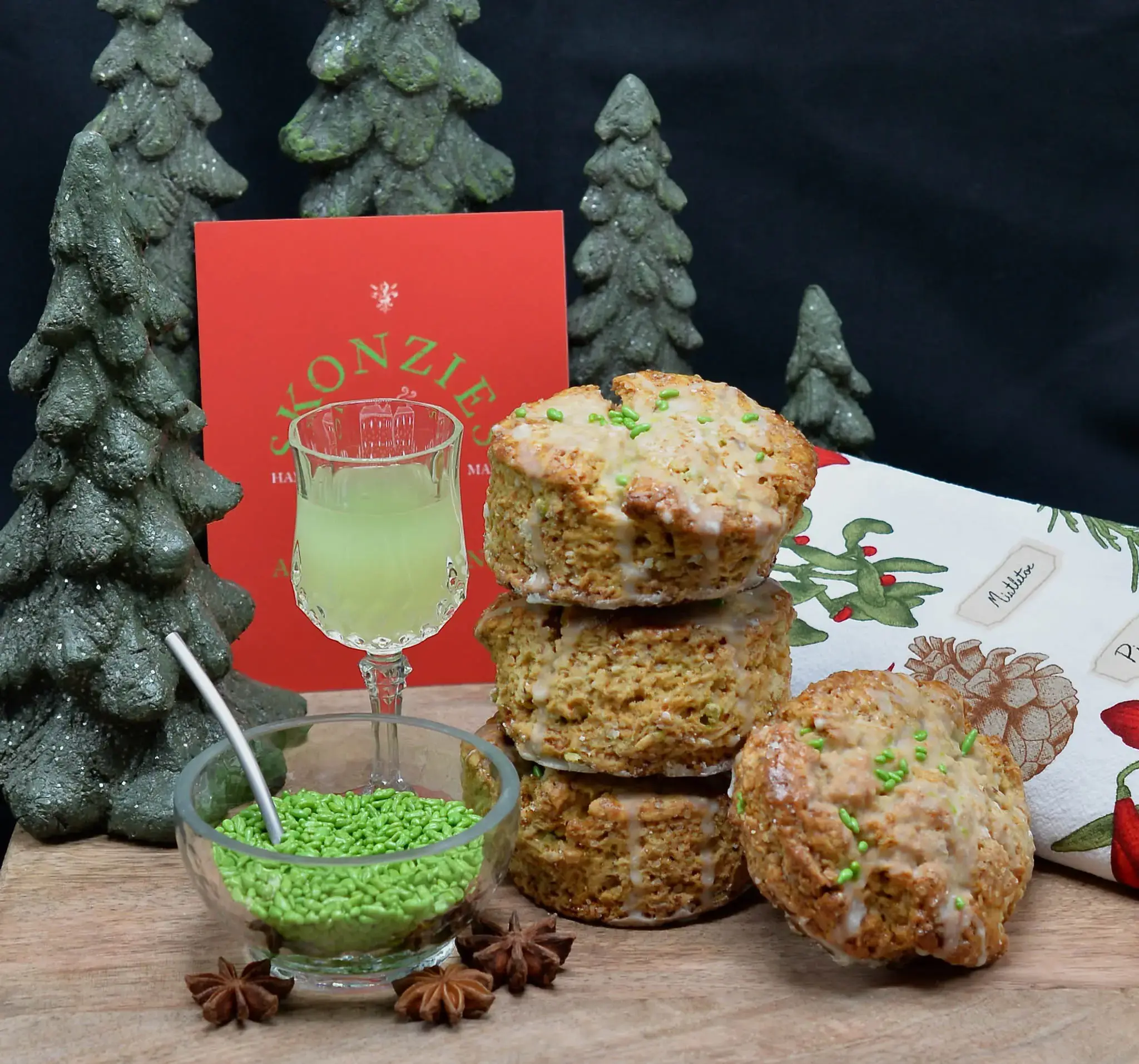 The Green Fairy Anisette Almond Scone