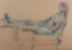 Reclining Nude by Rowena Payne