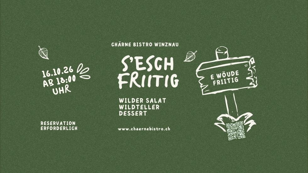 s'esch e WÖUDE Friitig 16.10.