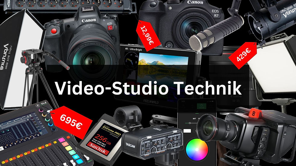Video-Studio Technik Preise