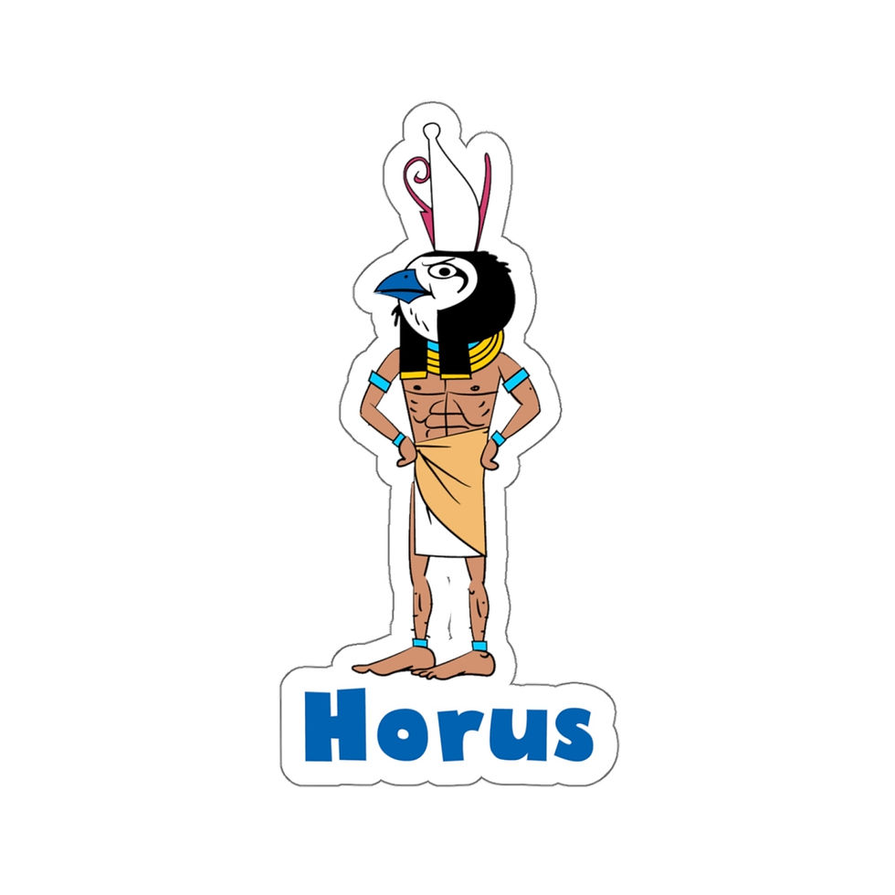 Thumbnail: Horus Lutheran Satire Character Vinyl Sticker