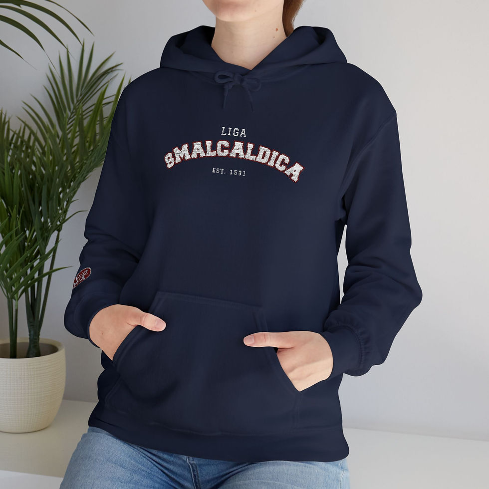 Thumbnail: Embroidered Liga Smalcaldica Hooded Sweatshirt