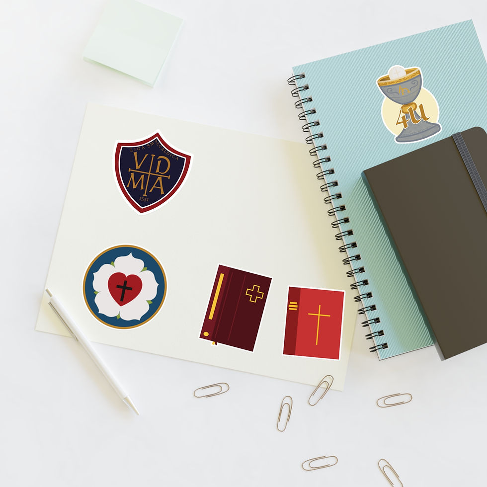 The Essential Lutheran Sticker Set High Quality Kiss Cut Sticker Pack