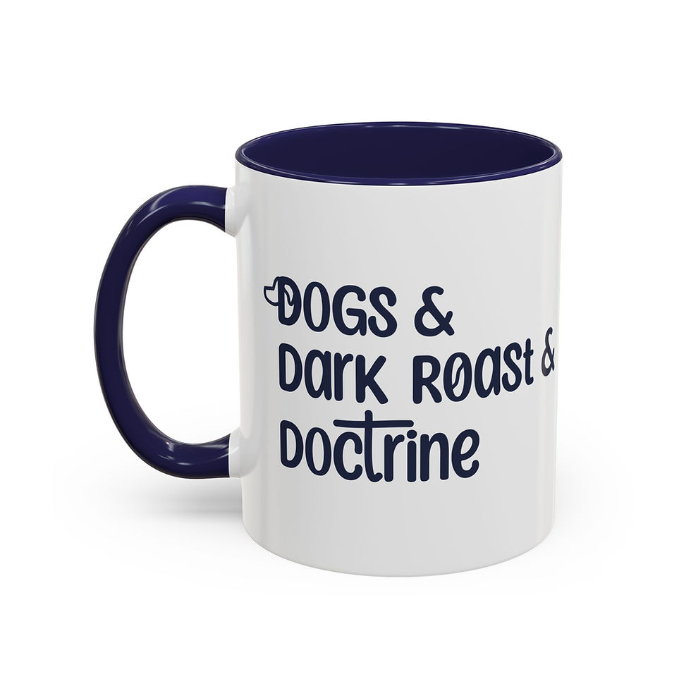 Thumbnail: Dogs & Dark Roast & Doctrine Coffee Mug 