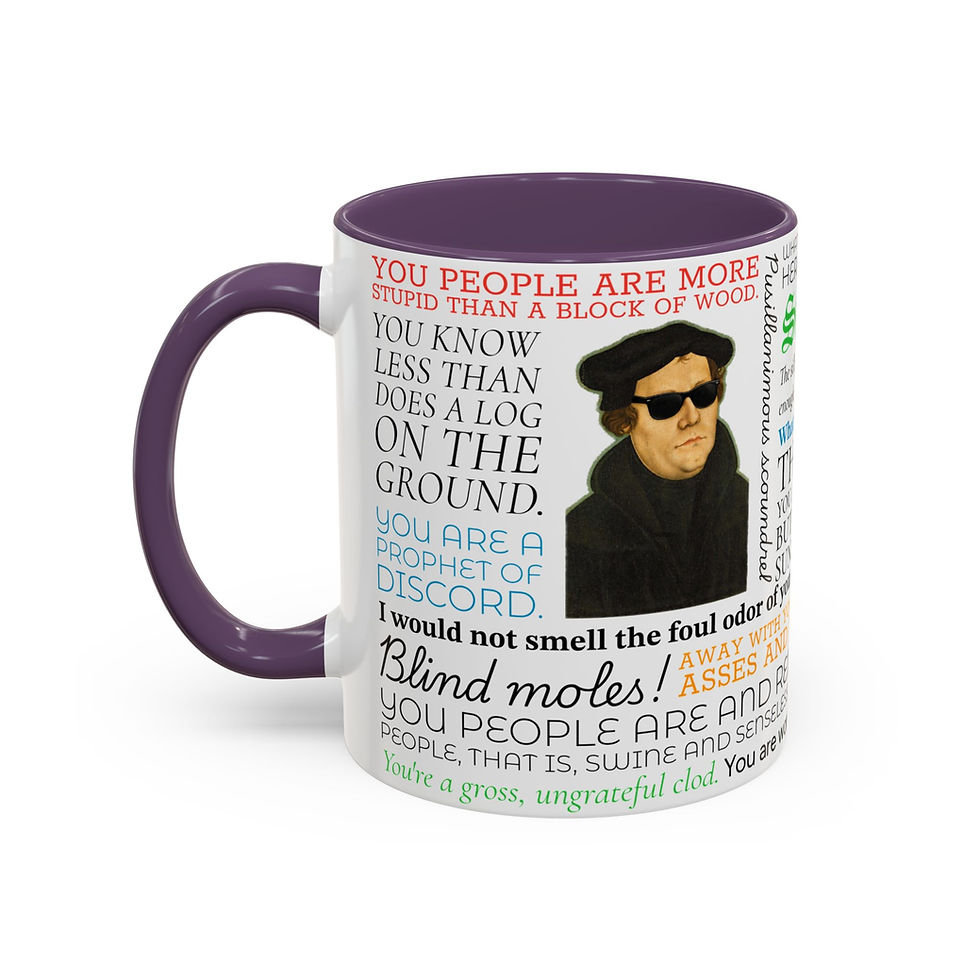 Thumbnail: Lutheran Insults Mug