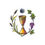 Thumbnail: Hand Drawn and Colored Communion Chalice Vinyl Sticker