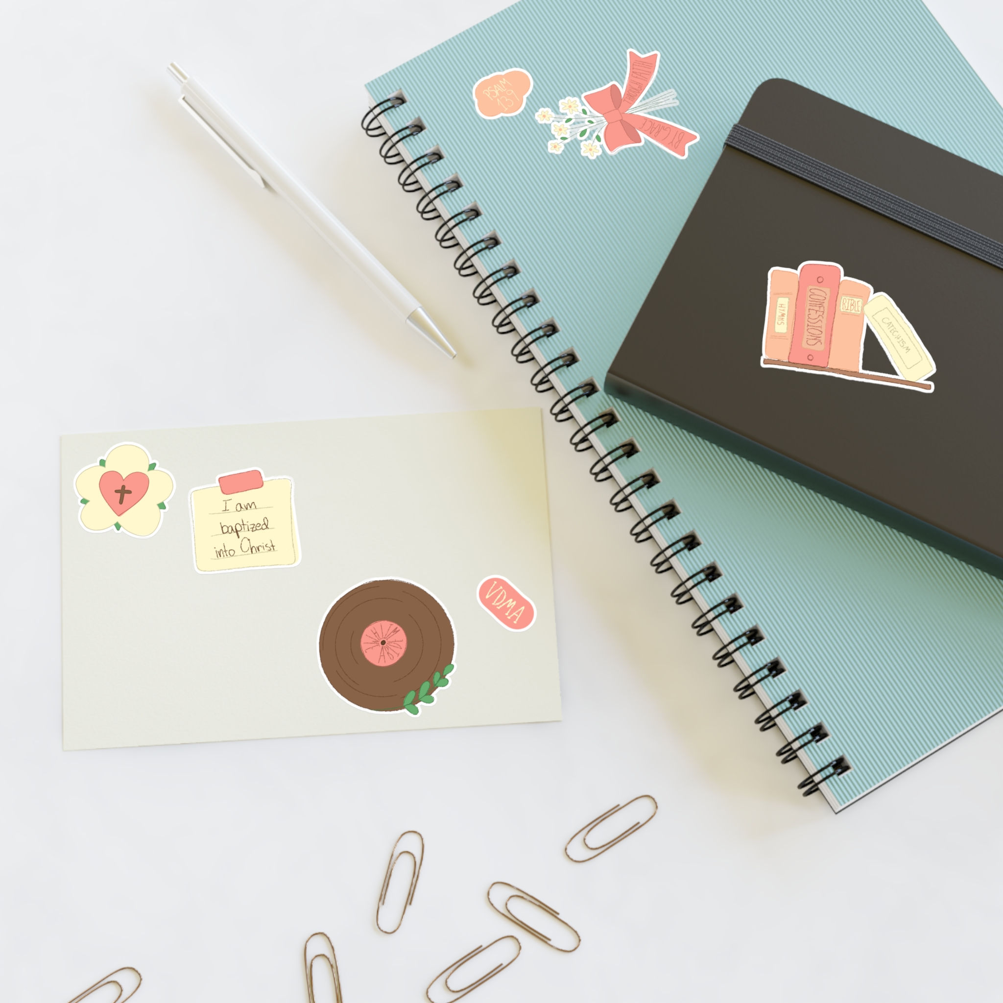 Lutheran Girly Aesthetic Sticker set