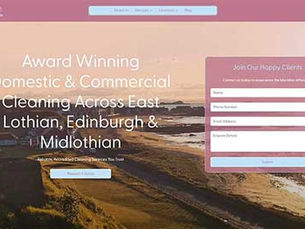 Website designed by Power On Web Design for MacMac Cleaning Services of Prestonpans