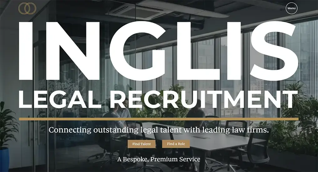 Legal recruitment website design for Inglis Legal Edinburgh by Power On Web Design