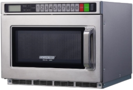 Stainless steel commercial microwave oven with digital display Catering Equipment.
