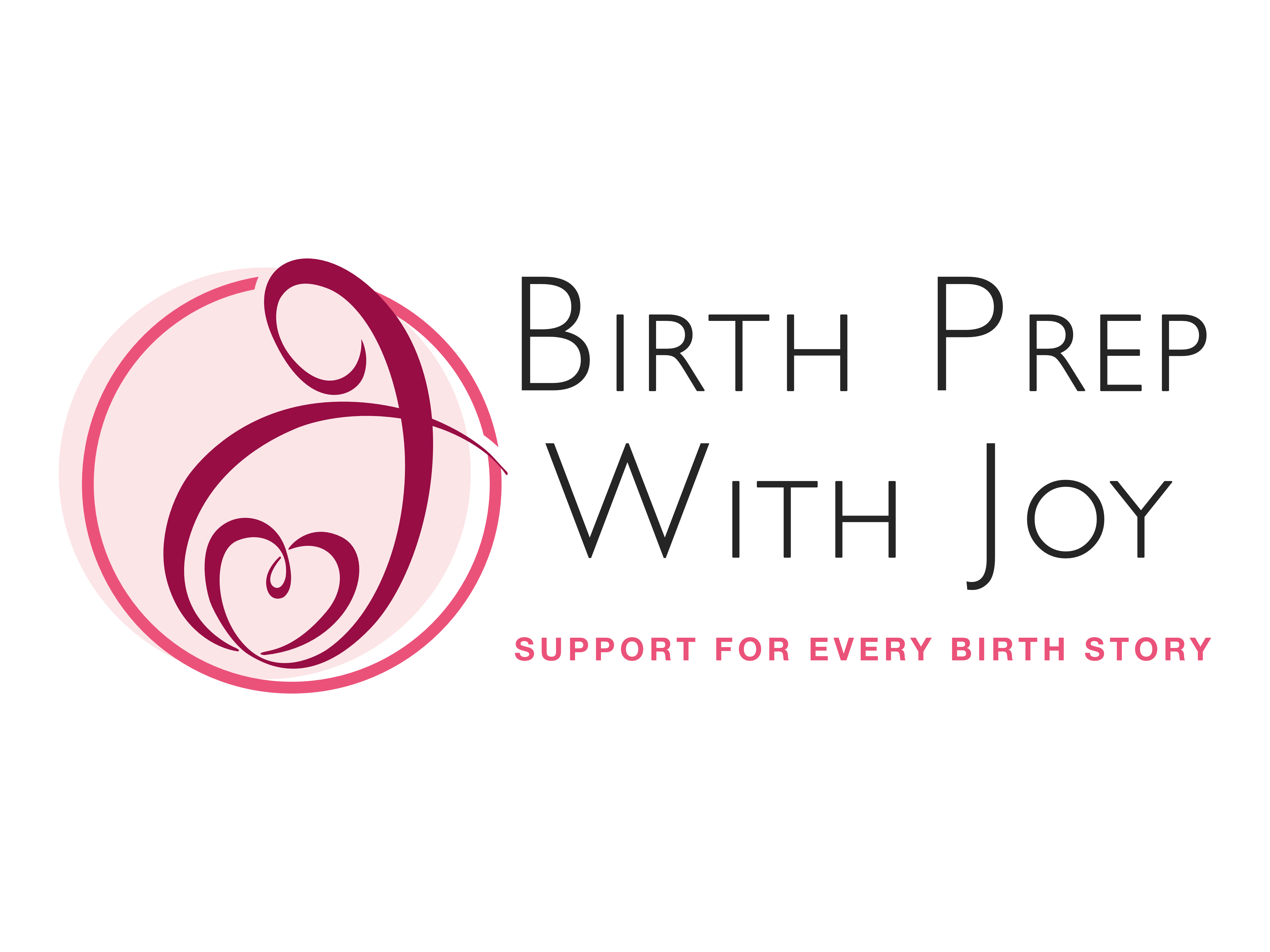 Birth Prep With Joy logo: Support for every birth story.