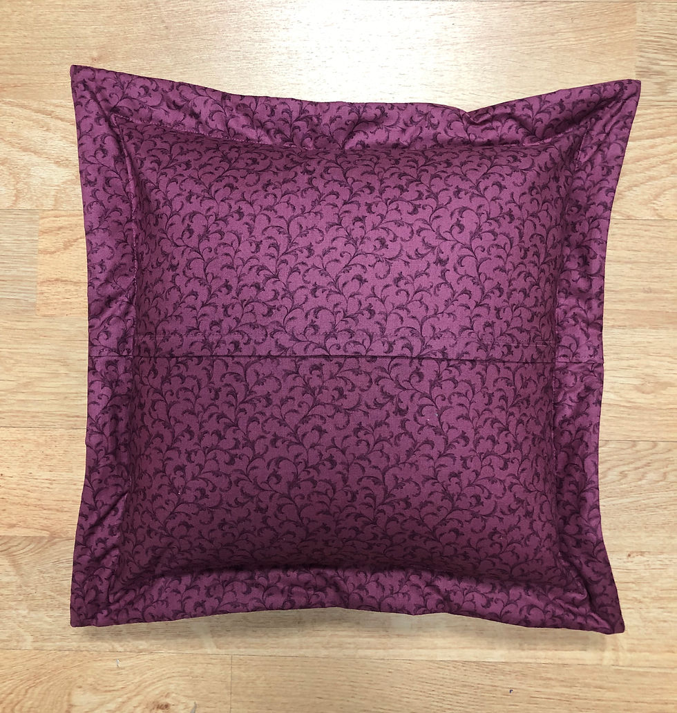 Miniatura: Cojín - morado/blanco/flores