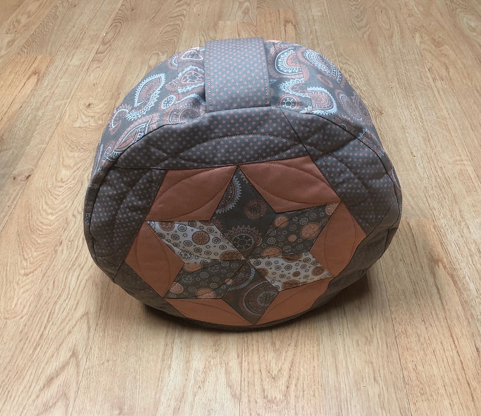 Thumbnail: Cojín de Meditación y Yoga de Patchwork