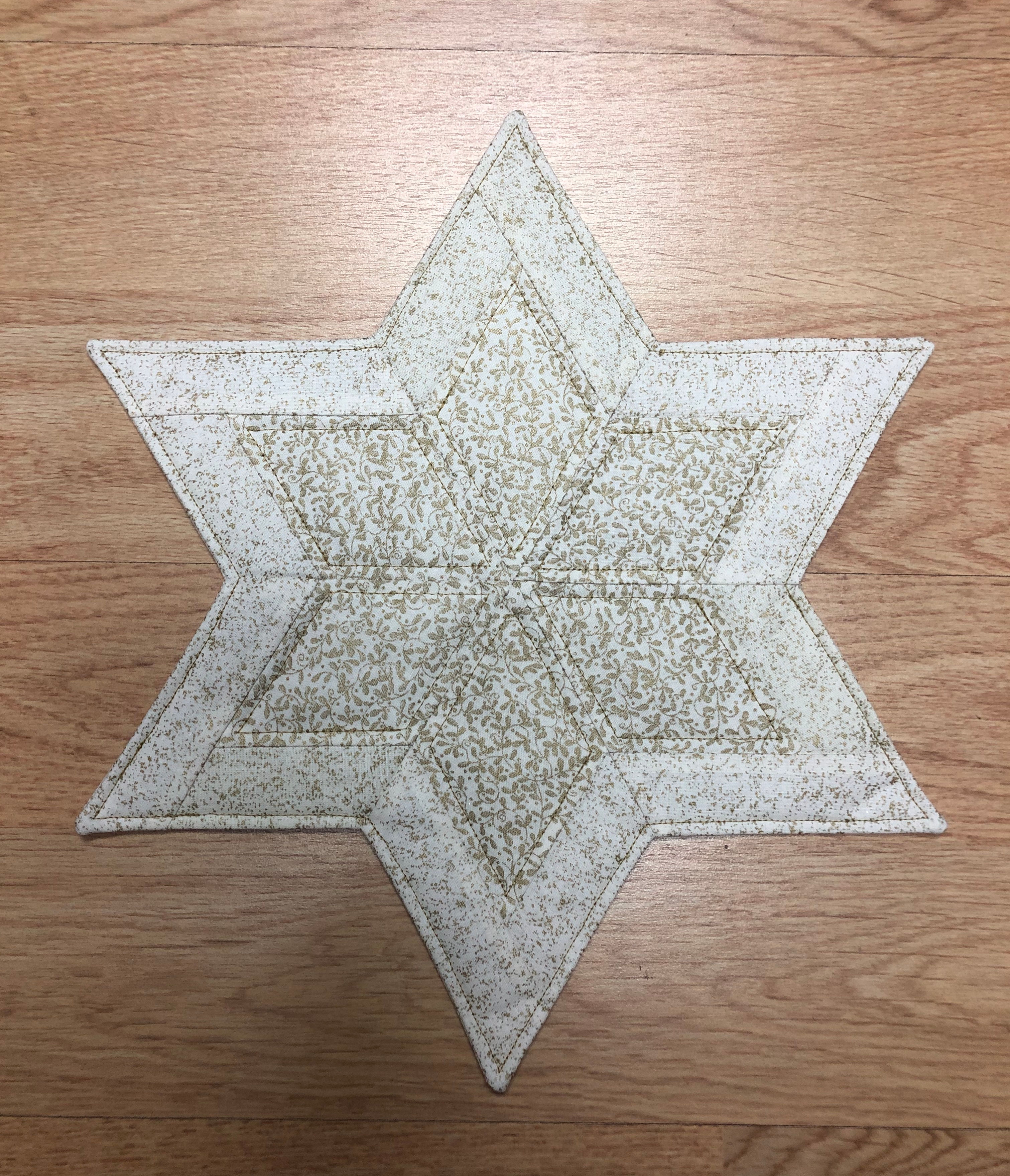 Estrella navideña - mantel pequeño