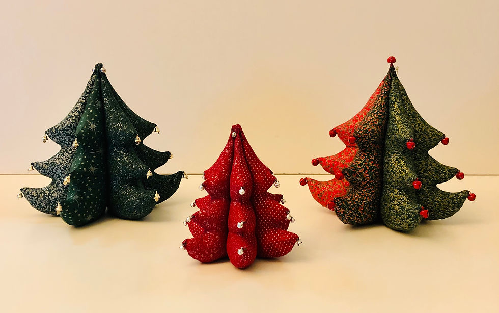 Miniatura: Árbol de Navidad con cascabeles - adorno