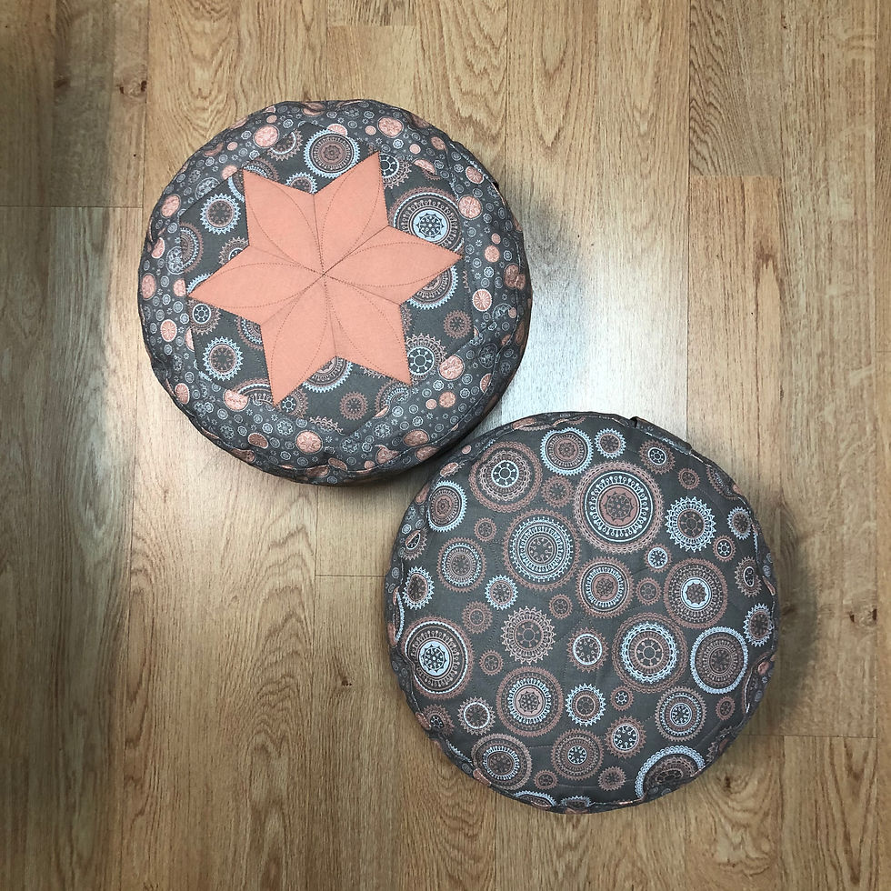 Thumbnail: Cojín de Meditación y Yoga de Patchwork