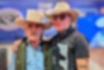 Yellowstone actor Forrie J. Smith with director Raen LeVell at a Western event.