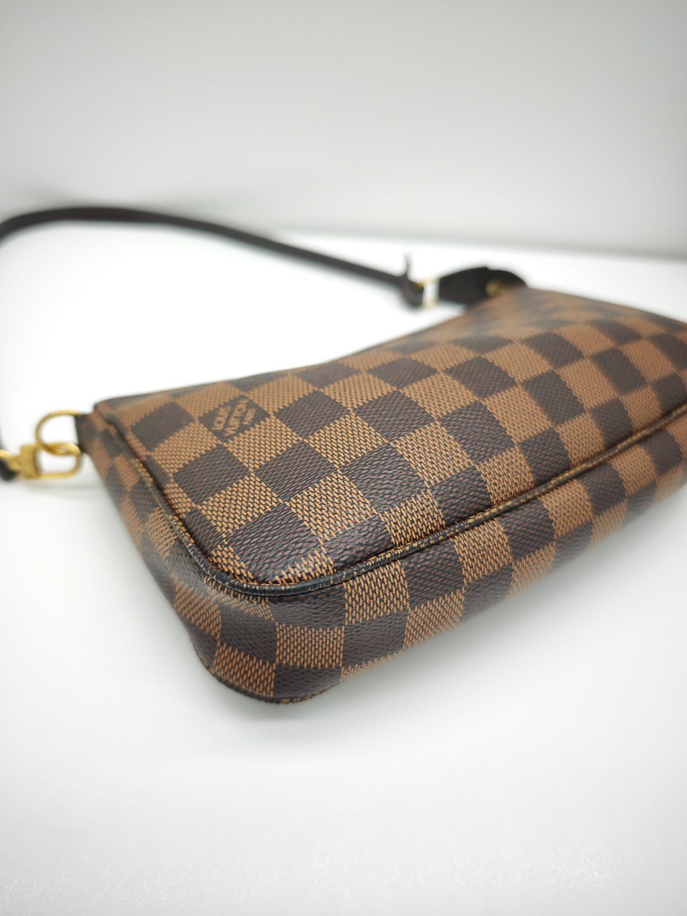 Miniatura: Pochette NM Accessoires in tela Damier Ebene 