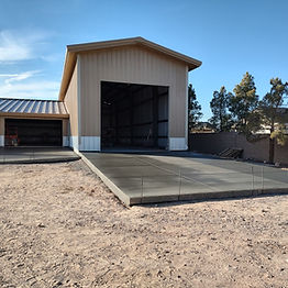 New Driveway for Garage and RV Garage