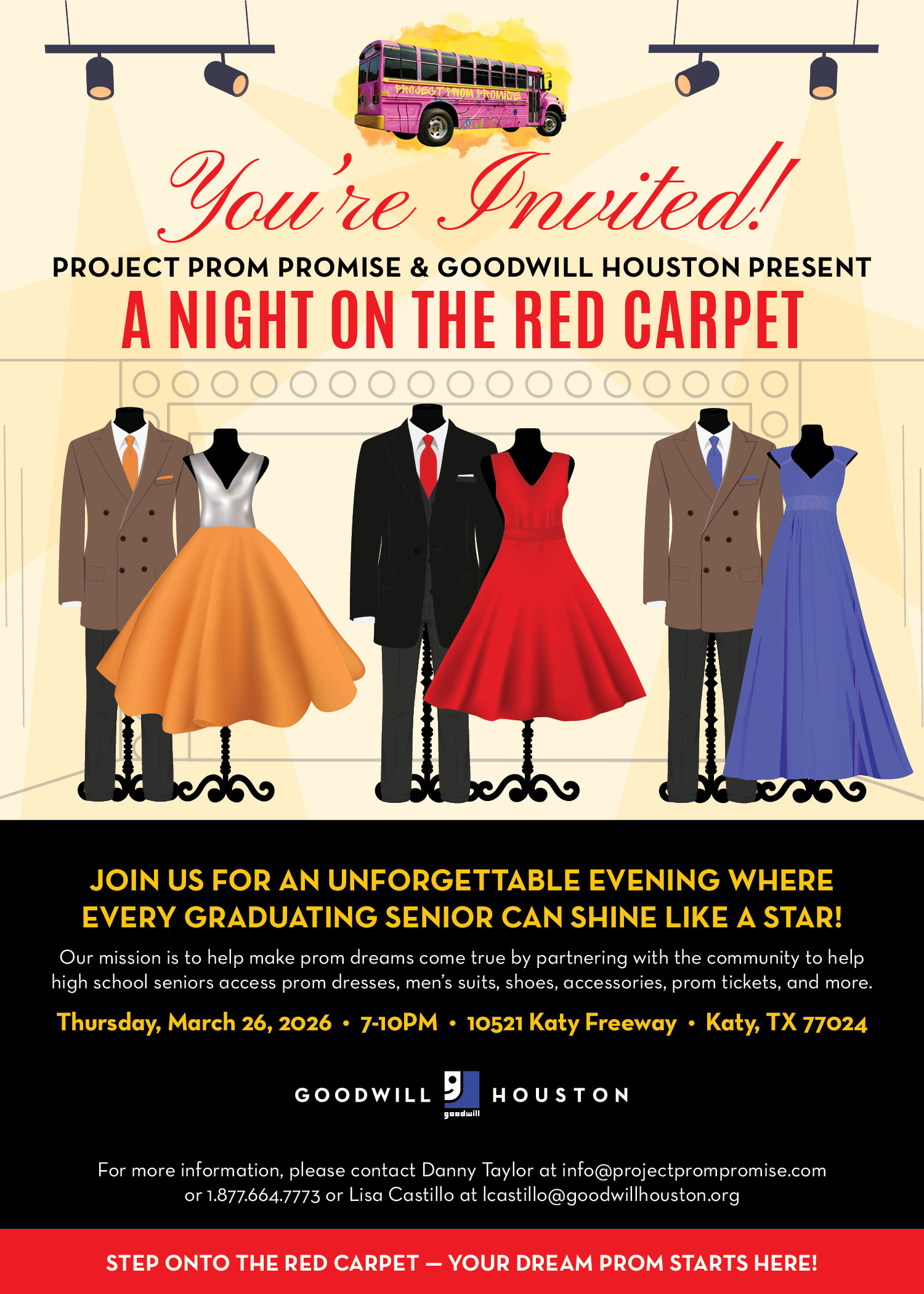 Prom Promise Program A Night on The Red Carpet - Class of 2026 | Project Prom Promise