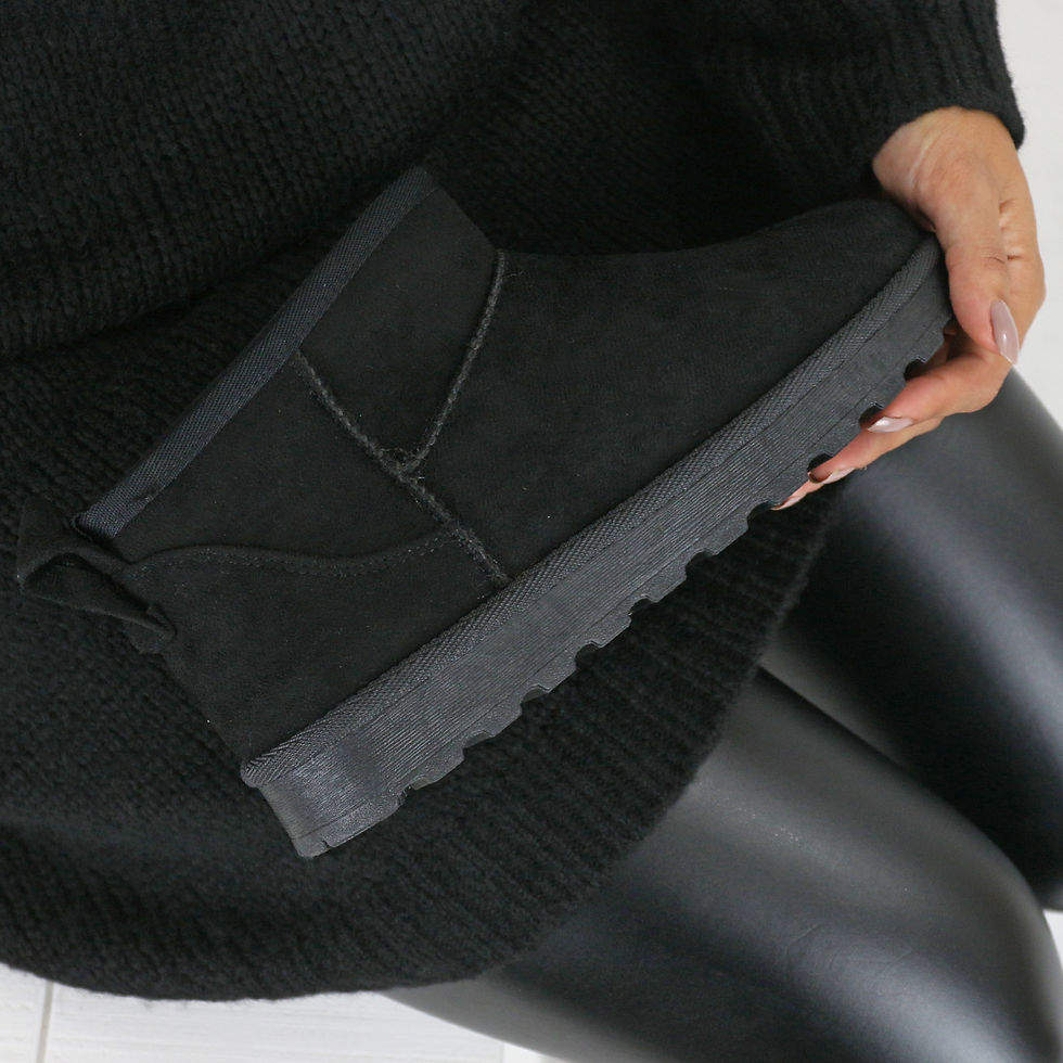 Uggs boot ultra mini Jura black just black zwart