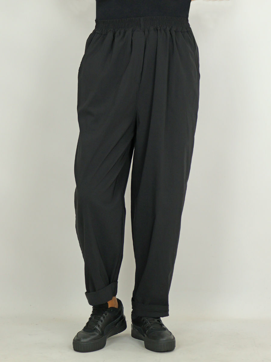 zwarte ballon broek maatje meer dames webshop black just black