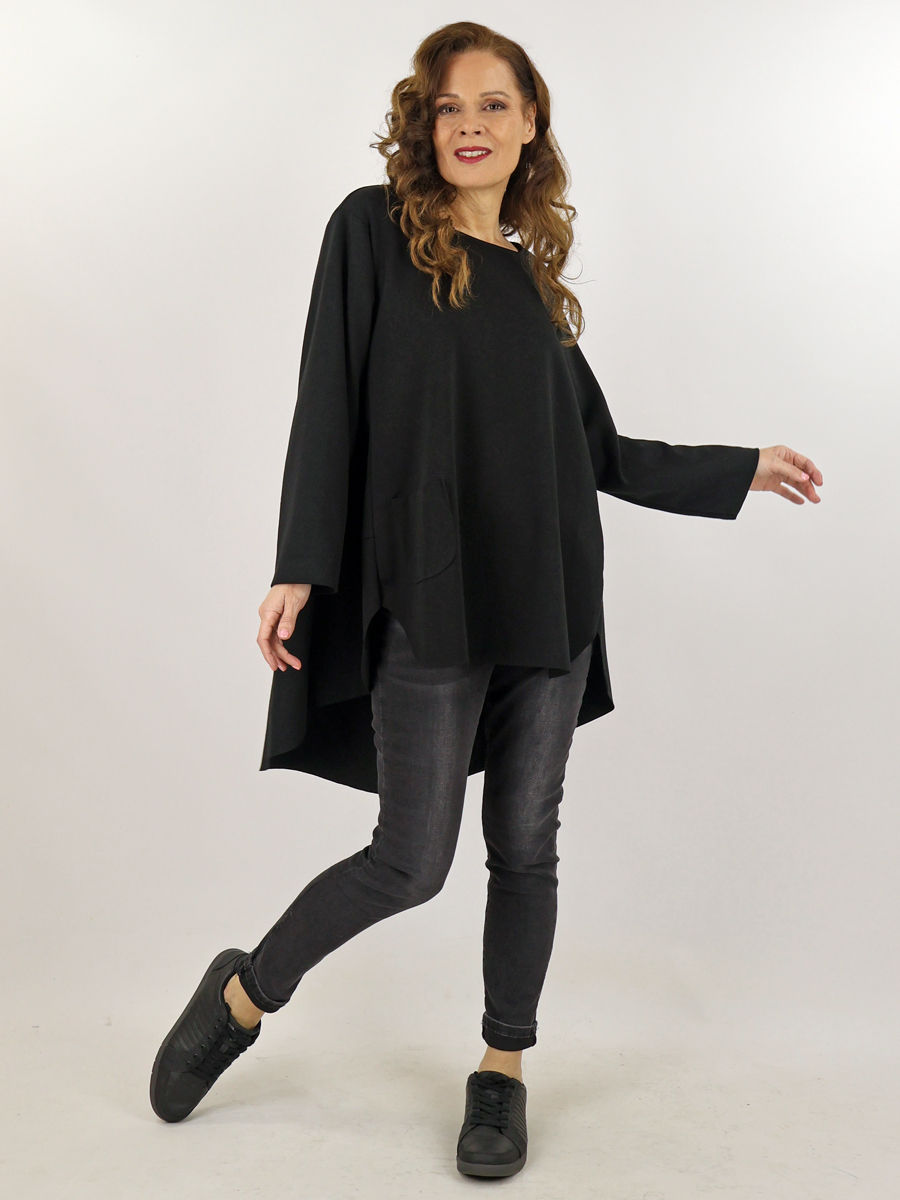 zwarte sweater maatje meer webshop black just black