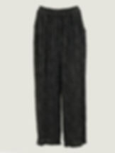 zwarte wijde broek met print maatje meer dames webshop black just black