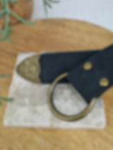 zwarte riem maatje meer dames webshop black just black