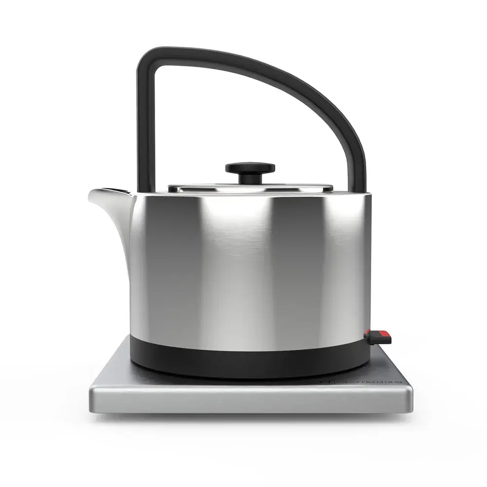 CADBURY KETTLE BRUSHED STAINLESS STEEL by Oliver Hemming