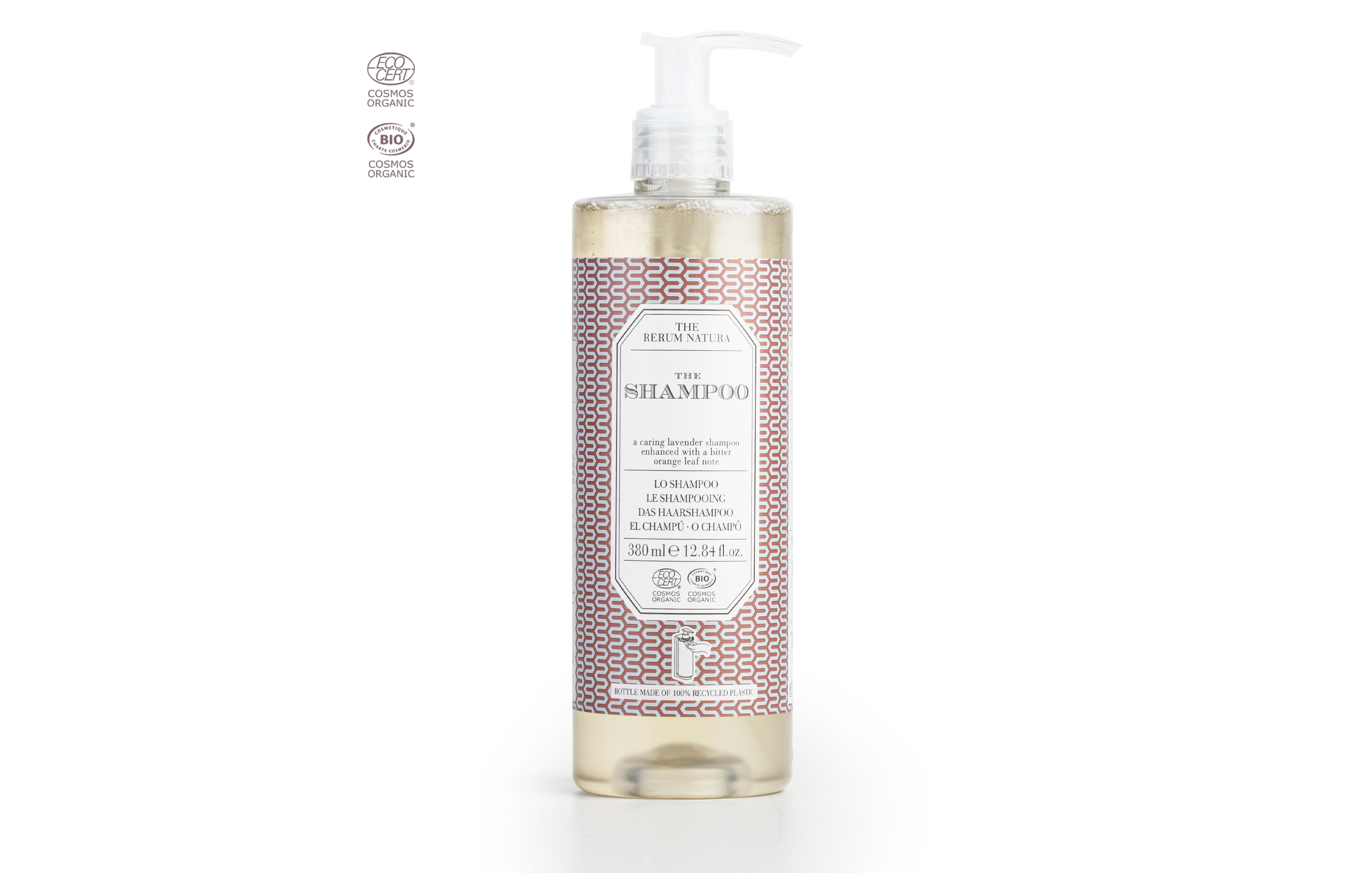 The Rerum Natura Shampoo Organic Certified Refillable Bottle (380 ml)