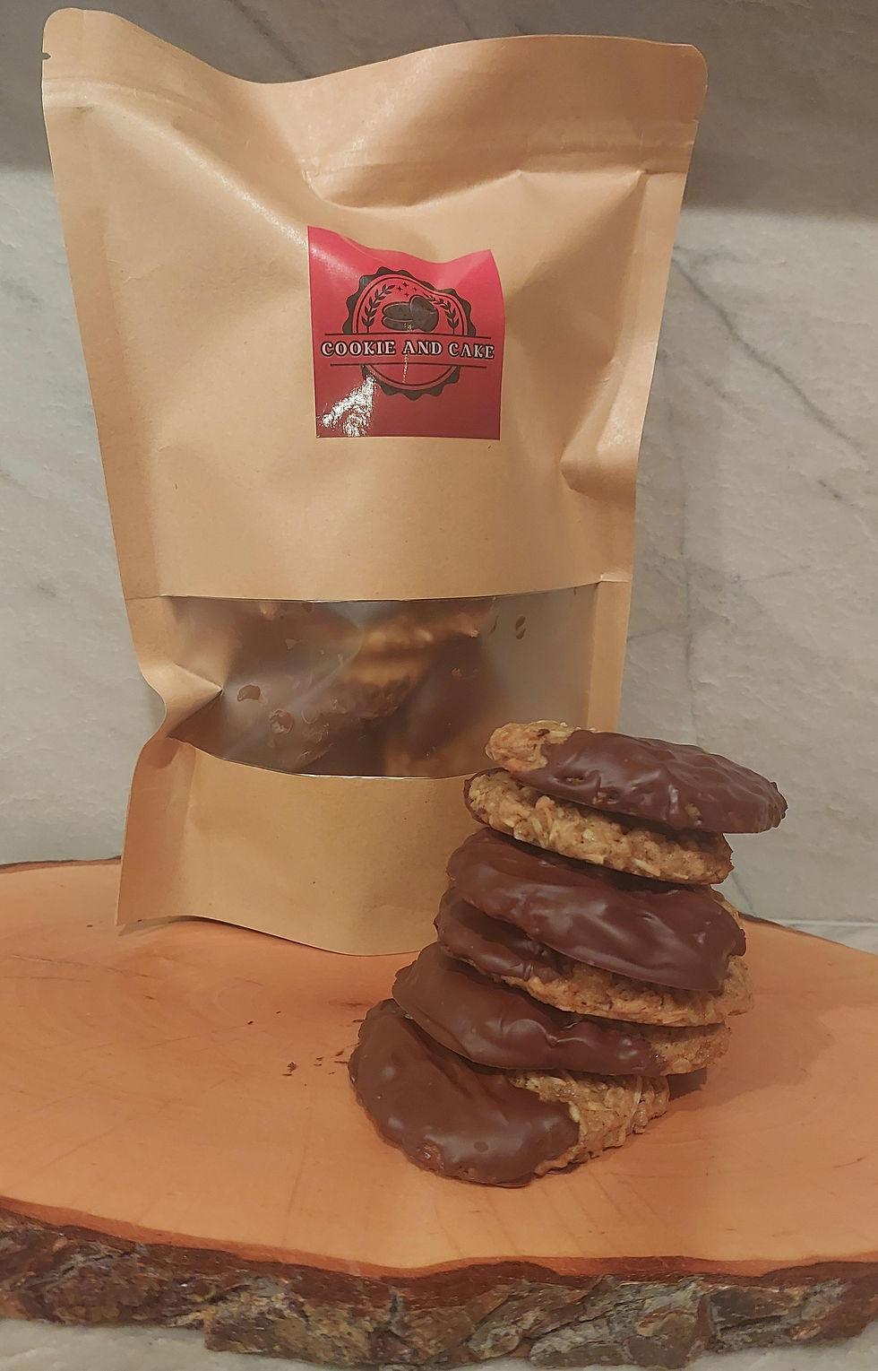 Thumbnail: Chocolate Coated Anzac Cookies