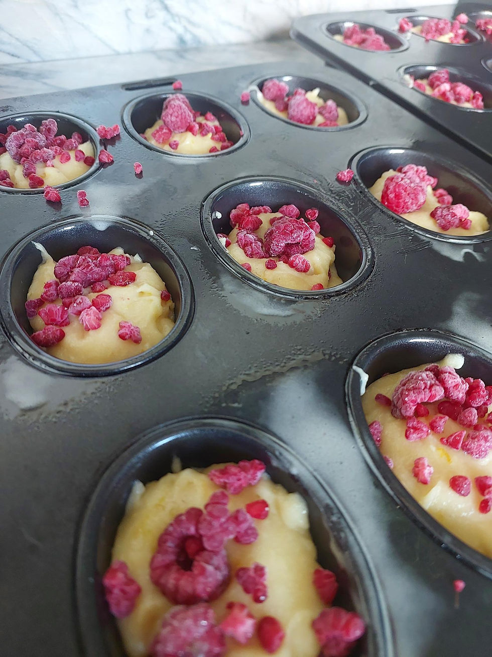 Gluten Free Berry & Lemon Friands (GF)