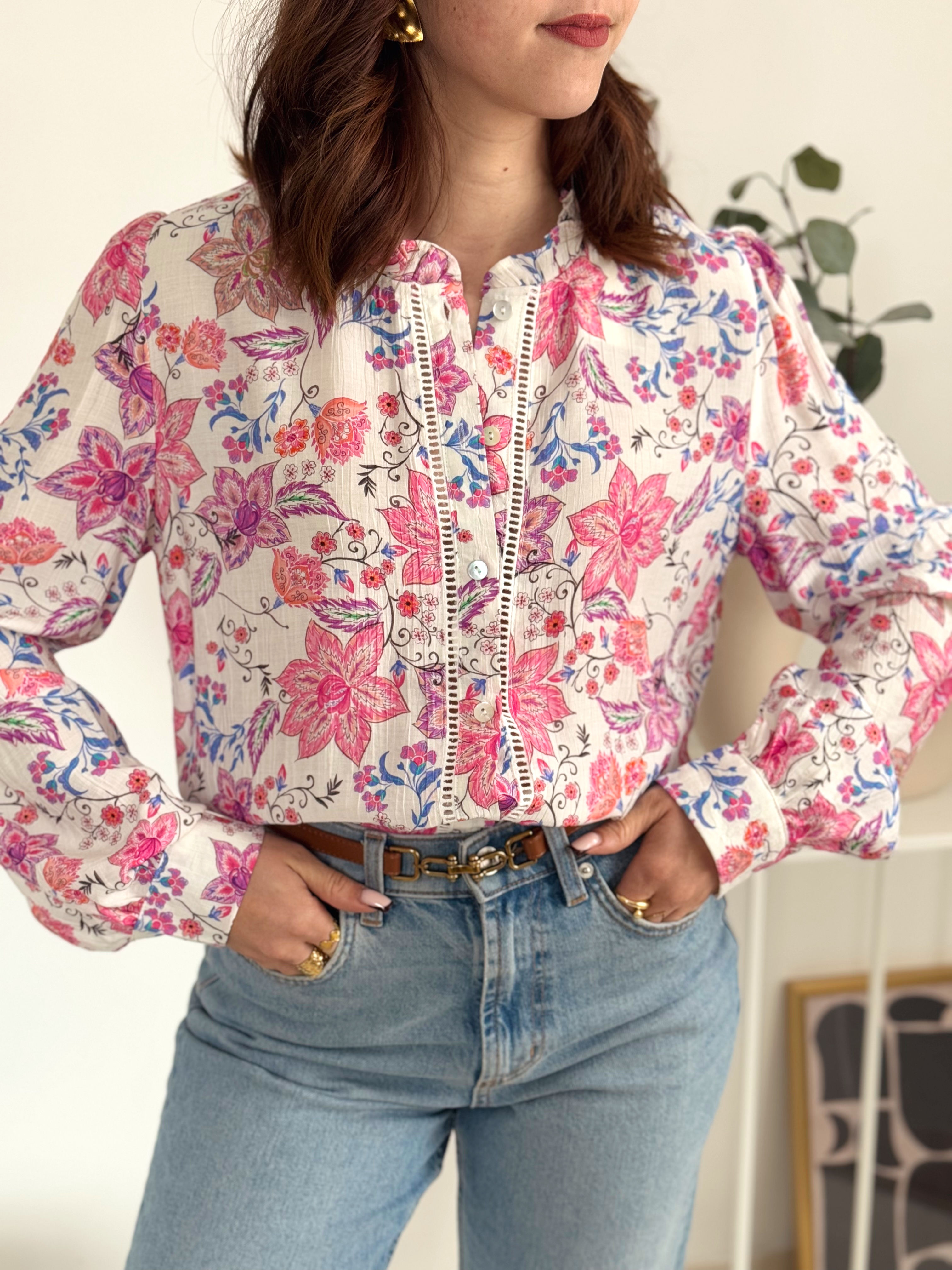 Blouse fleurie "Begonia"