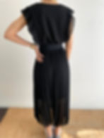Miniature : Robe longue noire "Becky"
