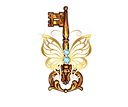 celestial golden butterfly key opening unexplored doors of immense opportunity with respect to spiritual growth