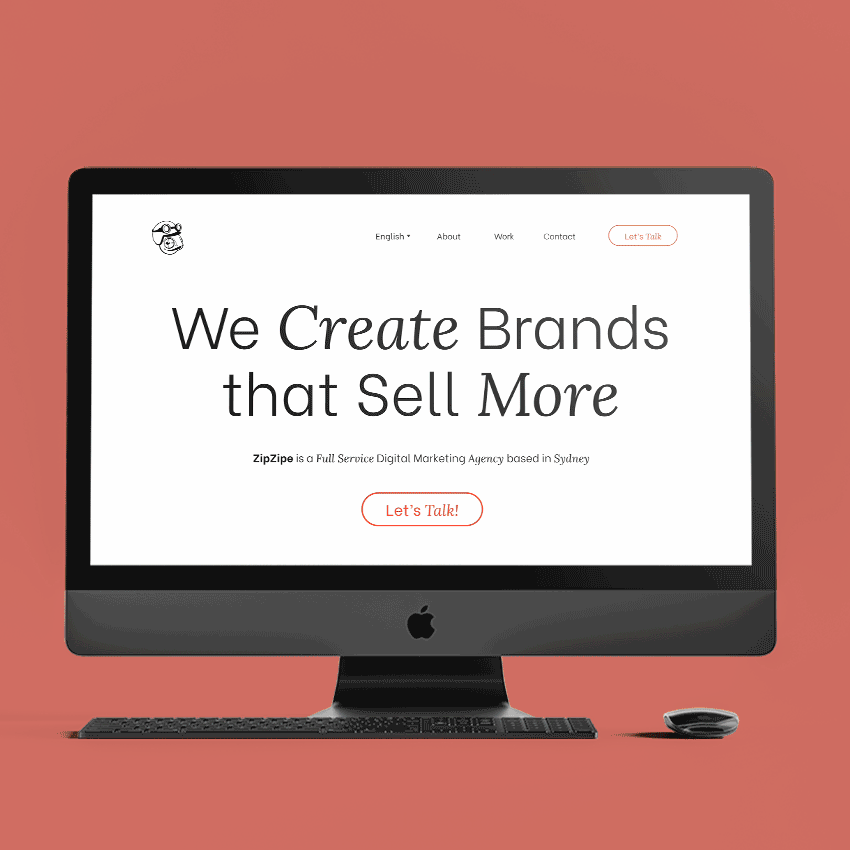 ZipZipe Website Redesign Concept