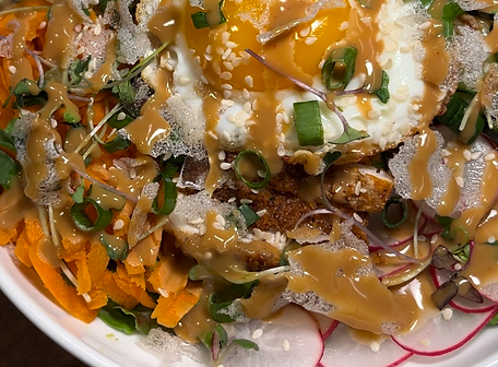 Creamy Sesame Chicken Bowl Recipe