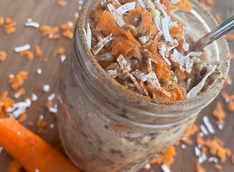 Carrot Cake Overnight Oats Recipe