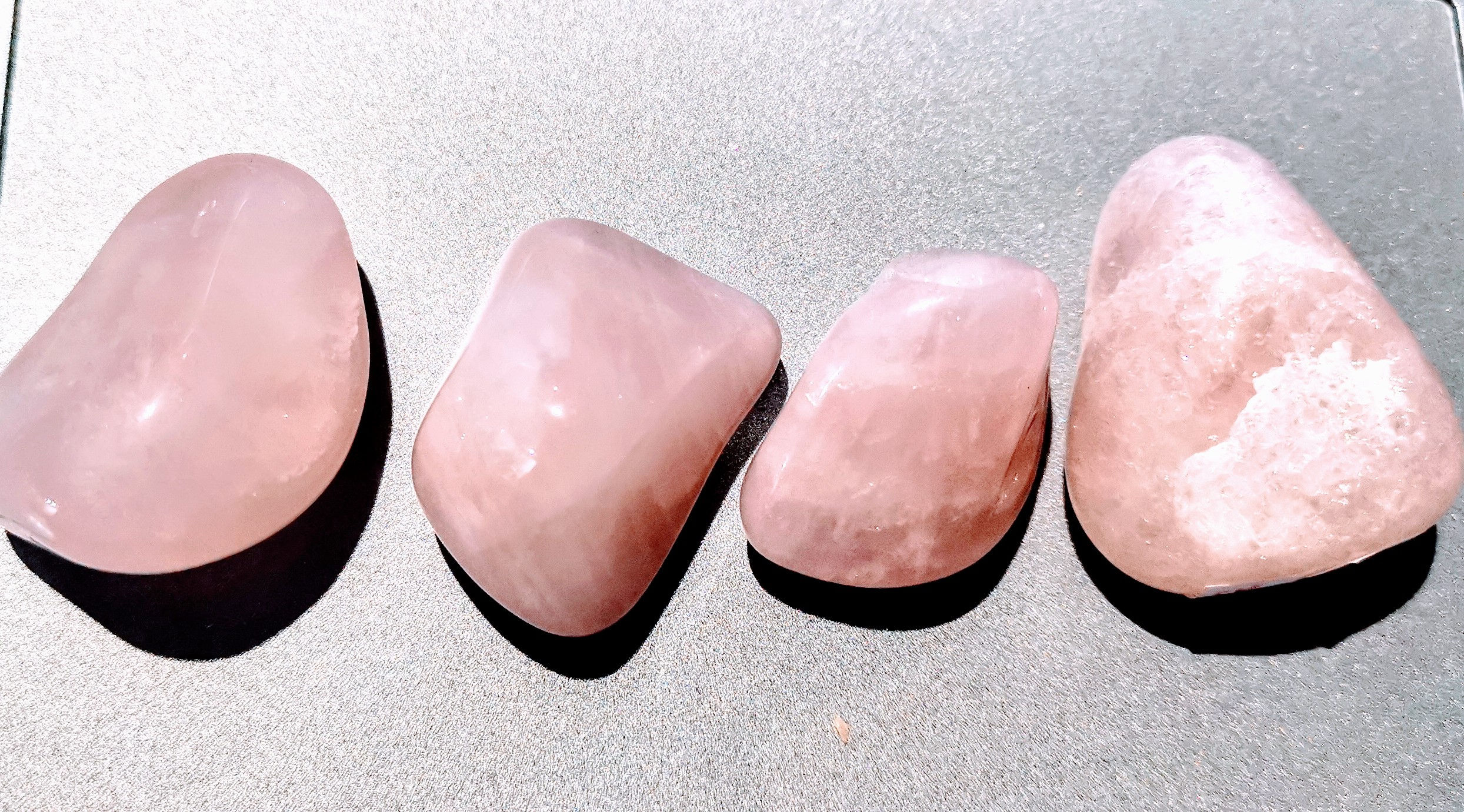Quartz rose poli